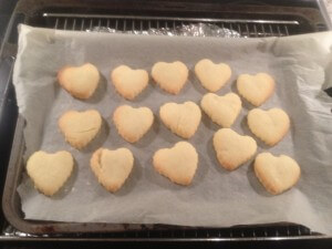 Valentines heart biscuits step 3