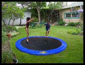 trampoline framed