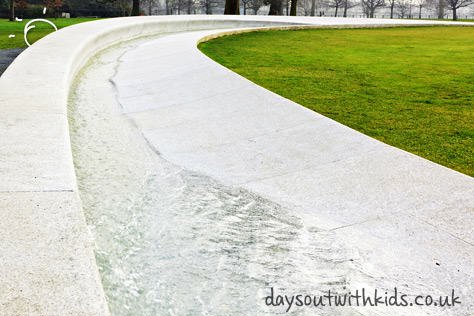 Diana Memorial Fountain on #Daysoutwithkids