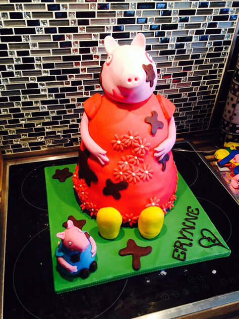 Peppa Pig Cake by Cally-Hogan on #Daysoutwithkids