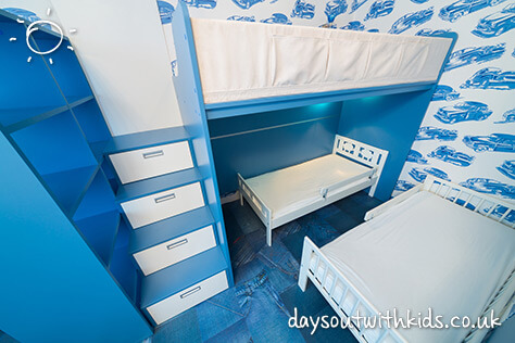 Beautiful blue bedroom #Daysoutwithkids