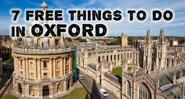 7 Free Things To Do In Oxford