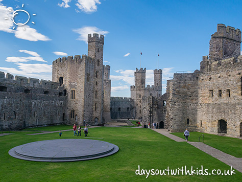 Caernarfon Castle on #Daysoutwithkids