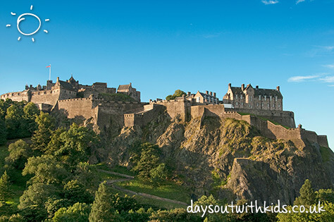 Edinburgh Castle on #Daysoutwithkids