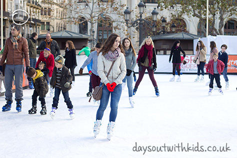 ice skating on #daysoutwithkids