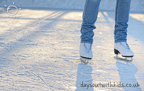 ice skating on #daysoutwithkids