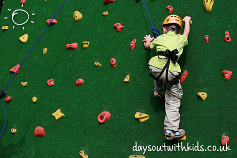 Rock Climbing on #Daysoutwithkids