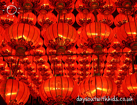 Chinese Lanterns on #Daysoutwithkids