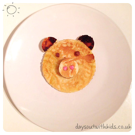Pig Pancake on #Daysoutwithkids