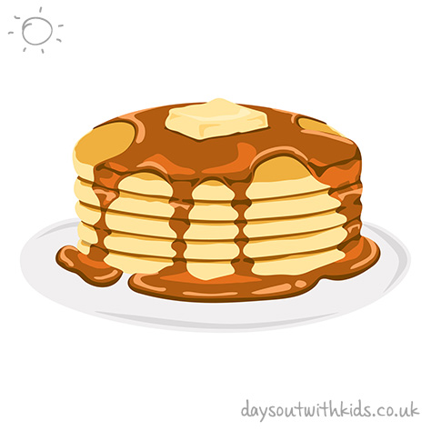 Pancakes on #Daysoutwithkids