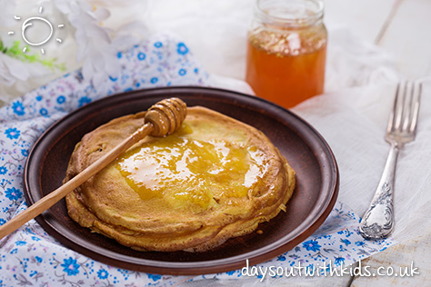 Pancakes on #Daysoutwithkids