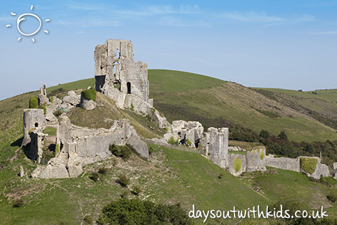 Corfe Castle on #Daysoutwithkids