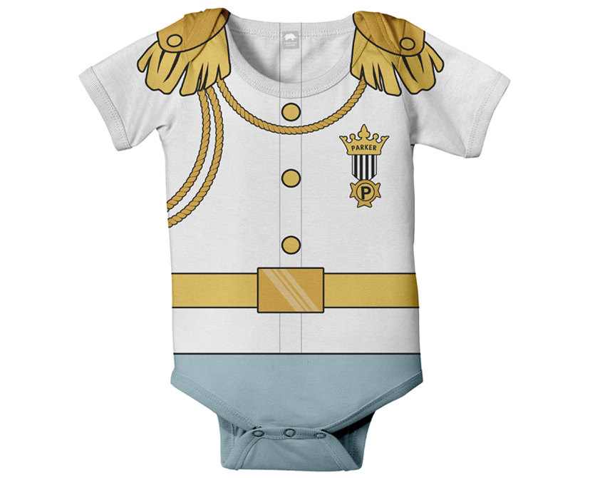 Personalised Our Little Prince Crown Printed Baby Sleepsuit Gift New Arrival 