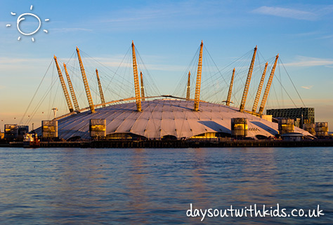 Up at the o2 on #Daysoutwithkids