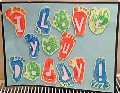 Footprint card on #Daysoutwithkids