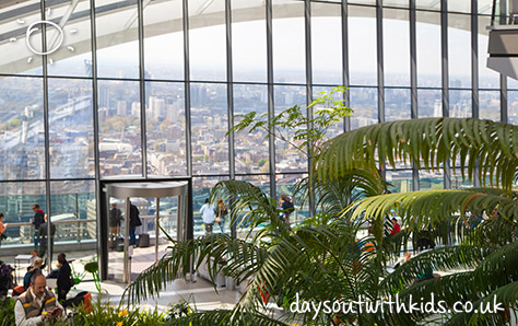 Sky Garden, London on #Daysoutwithkids