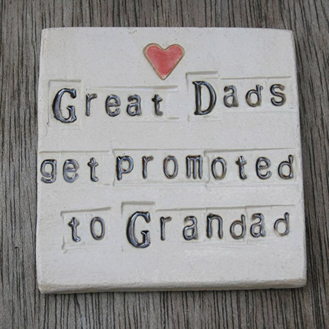 Grandparent Ceramic Coaster on #Daysoutwithkids