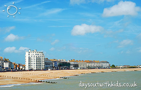 Eastbourne Beach on #Daysoutwithkids
