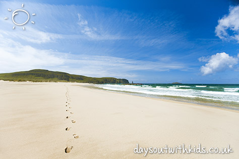 Sandwood Bay on #Daysoutwithkids