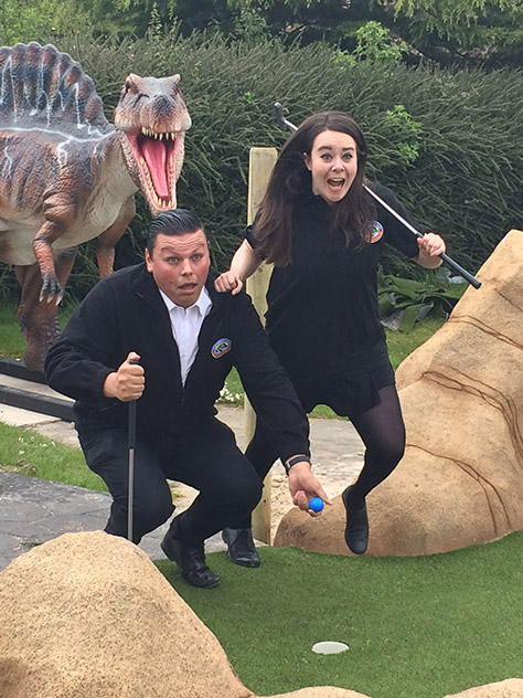 Jurassic Adventure Golf on #Daysoutwithkids