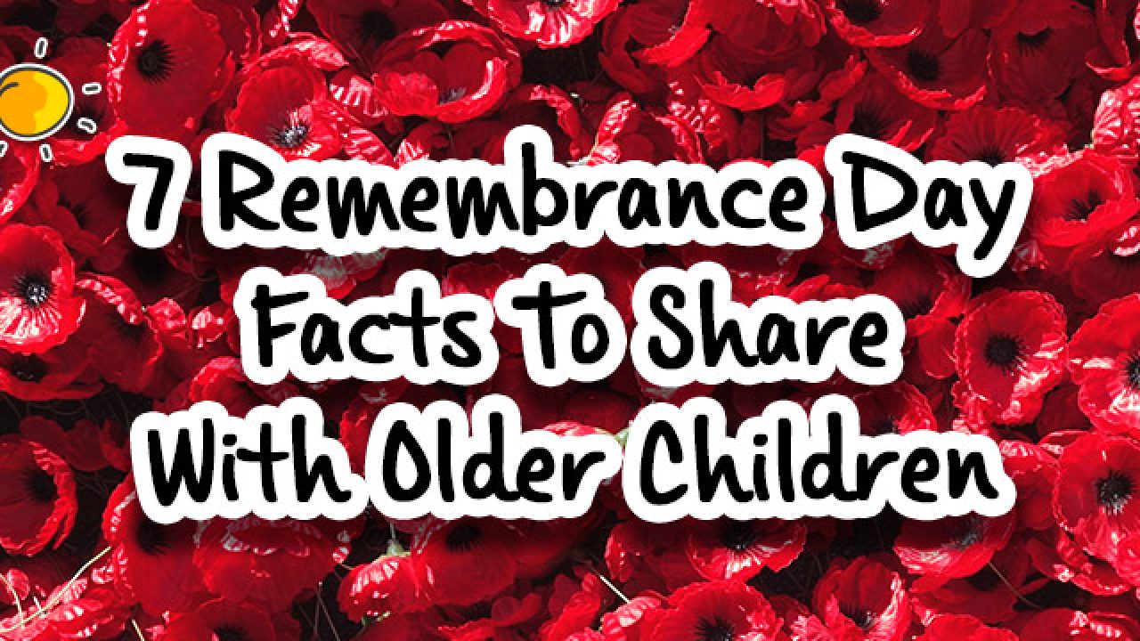 7 Remembrance Day Facts to Share with Older Children - Picniq Blog