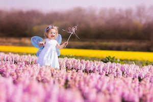 Little girl in fairy costume