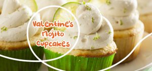 Valentine Mojito Cupcakes