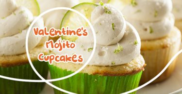 Valentine Mojito Cupcakes