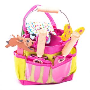pink gardening set