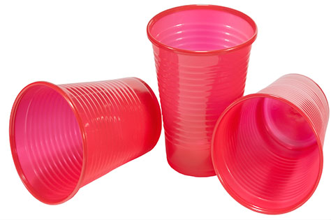 plastic cups