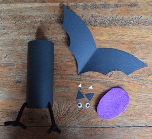 Halloween Bat Craft Step 5