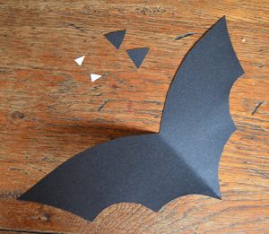 Halloween Bat Craft Step 4