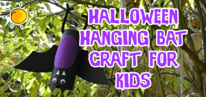 Halloween Hanging Bat Craft For Kids