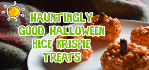 Hauntingly Good Halloween Rice Krispie Treats Header