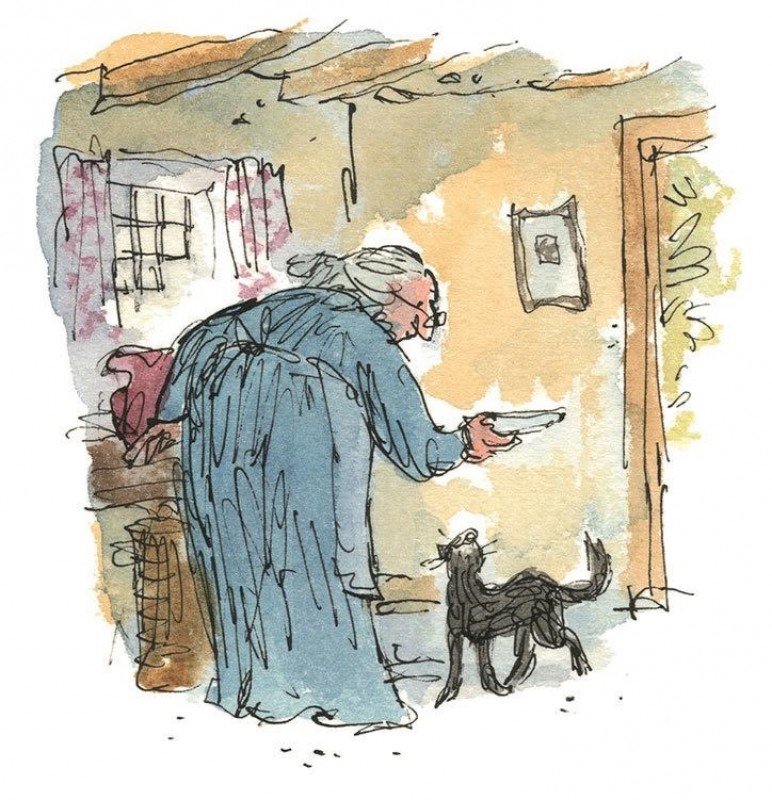 quentin-blake-kitty-in-boots-c-house-of-illustration