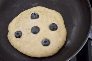 Avocado and Blueberry Pancakes Step 6