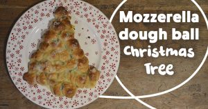 Mozzarella Dough Ball Christmas Tree