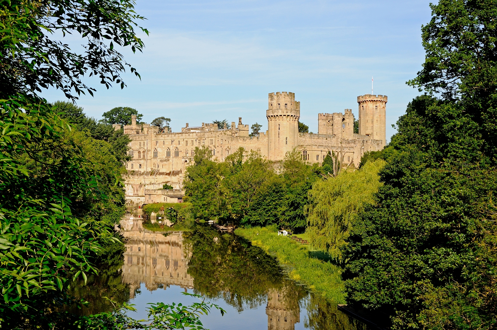 Warwick Castle and River Avon.