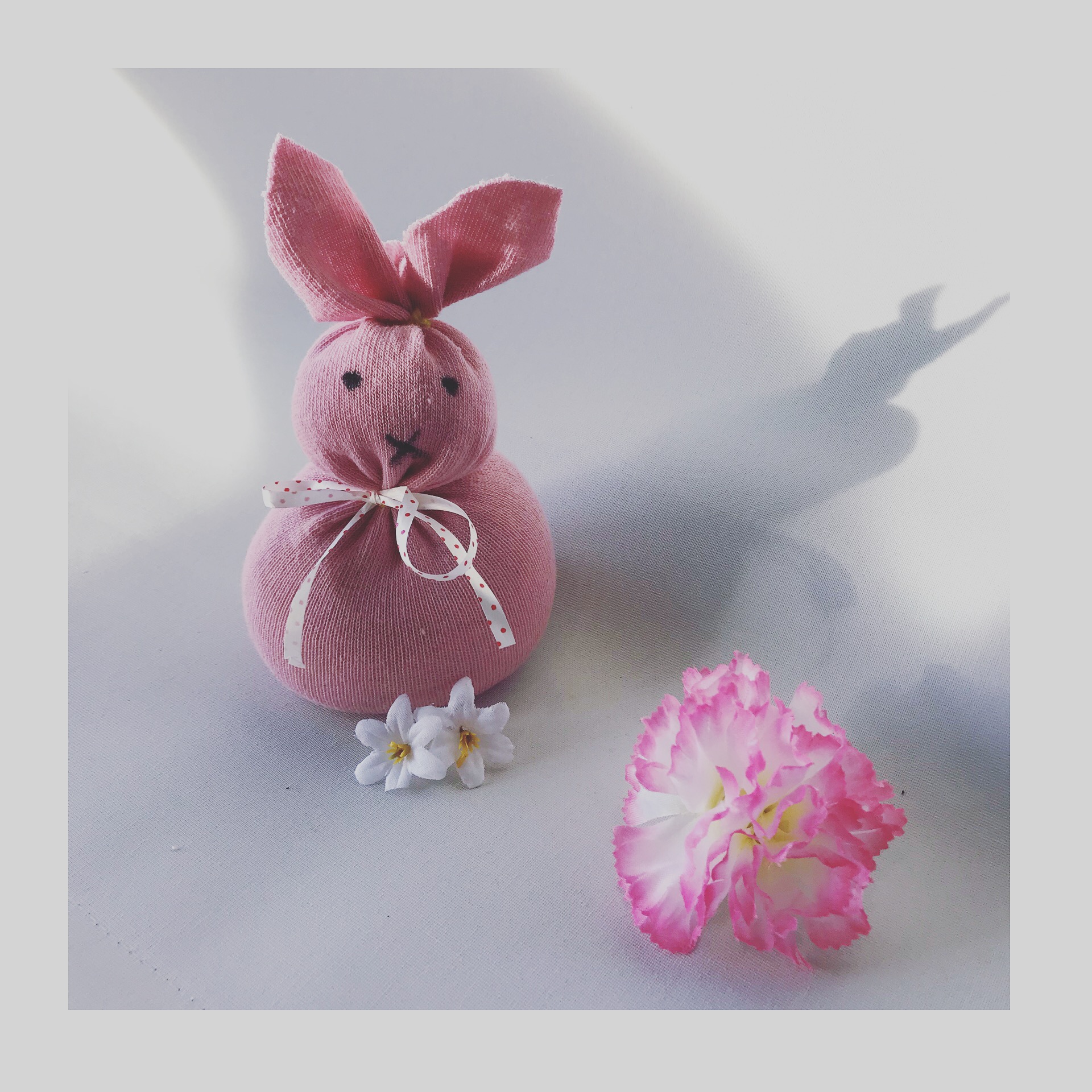 Easter Sock Bunny Craft Step 5
