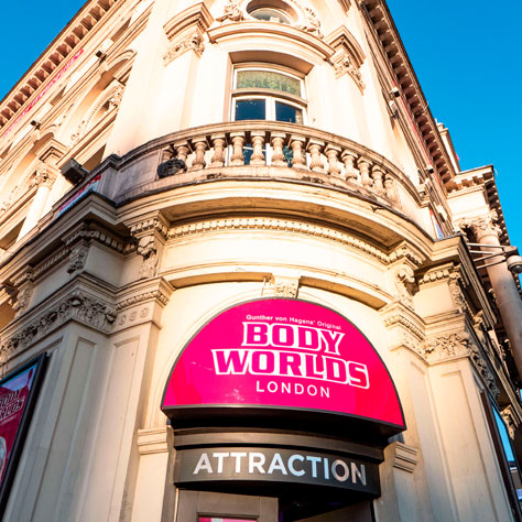 Body Worlds Entrance