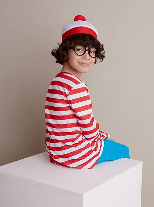 Child Wheres Wally Costume World Book Day