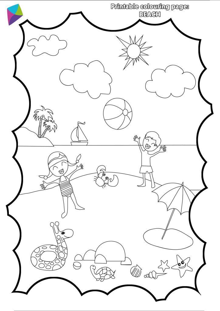 Summer Colouring Sheet Pdf - Picniq Blog