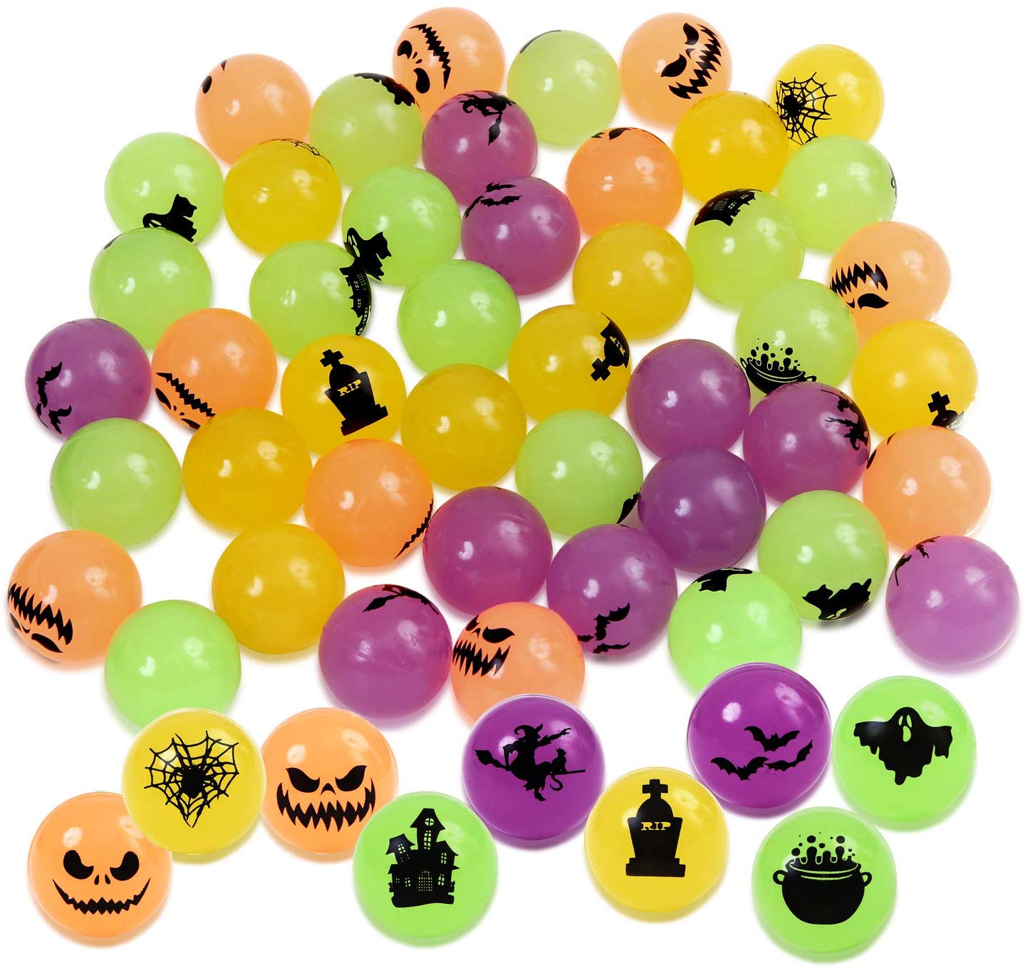 halloween bouncy balls