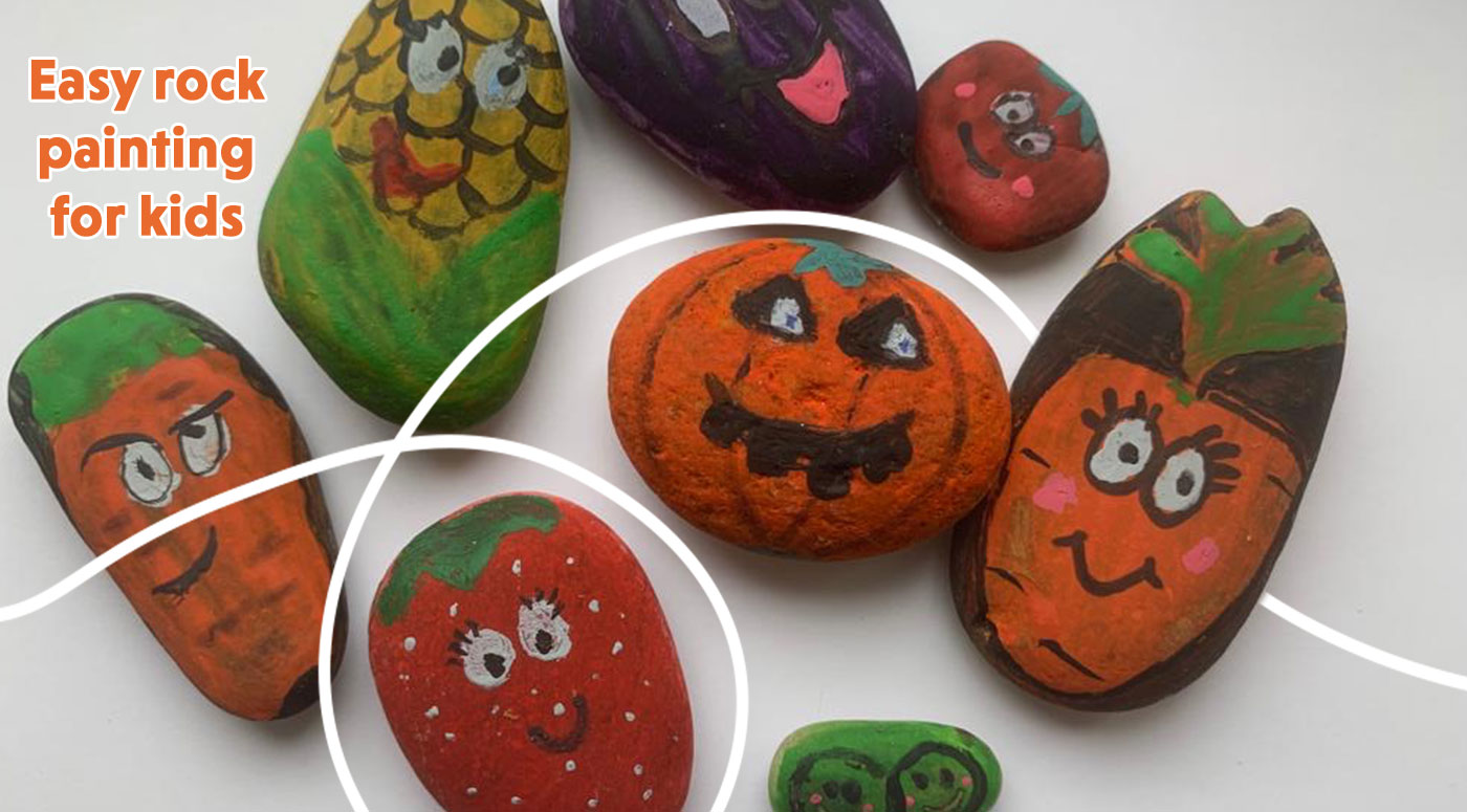 Easy rock painting for kids - Picniq Blog
