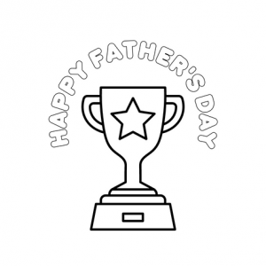 Happy Father's Day Trophy